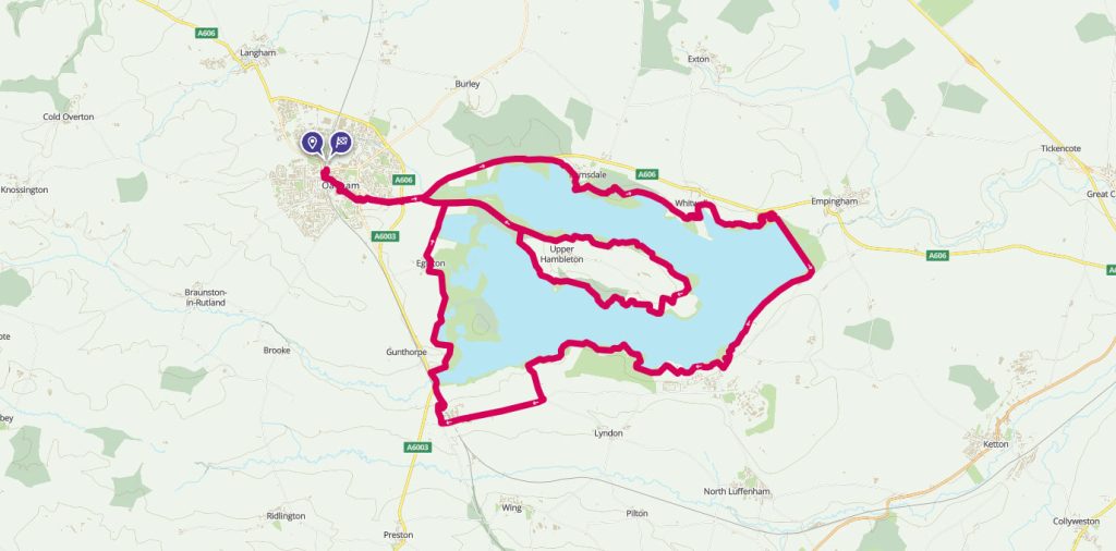 Great cycling for all at Rutland Water - route map